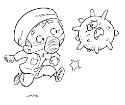 All information these cookies collect is aggregated and therefore anonymous. Male Nurse Kicking A Virus Coloring Page Illustrations From Dibustock Children S Stories Illustration Experts