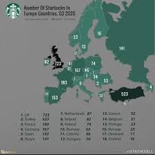 Starbucks stores in Europe [UPDATED] : rMapPorn