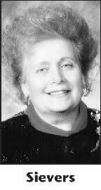 MARY SIEVERS Obituary (1930