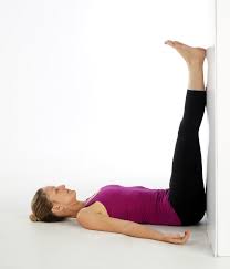 Ayurveda Vata Pacifying Yoga Legs Up The Wall Banyan Botanicals In 2020 Wall Workout Legs Up The Wall Workout