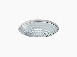 900 x 490 x 70mm. Kallos Spun Glass Undermount Sink K 2361 Kohler Kohler