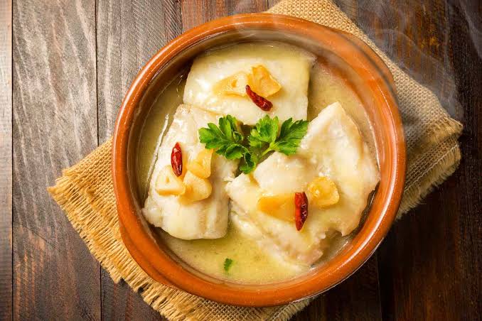 Cod in Pil Pil Sauce