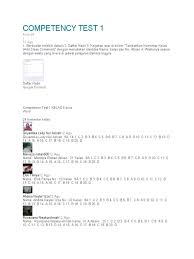Soal bahasa inggris competence test. Kelas 9 Competency Test 1