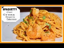 Como Hacer Spaguetti Con Crema Chipotle Y Camarones Queen Abbyrtips Youtube Cooking Recipes Chipotle Crema Food