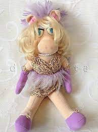 1996 Miss Piggy In Leopard Dress 14 Plush Doll Jim Henson By Toy Biz Inc 53012 Jim Henson Miss Piggy Plush Dolls