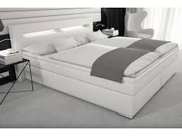 boxspringbett 180x200 cm weiss hotelbett led dalian bett 160x200 designer bett boxspringbett