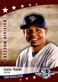 2017 Atlantic League All-Stars Choice #44 Isaias Tejeda Dominican Republic  Card