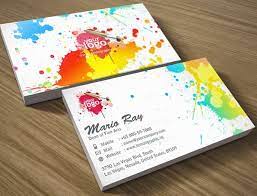Design business cards that are the perfect fit with our handy sizes guide. Image Result For Examples Of Business Cards For Artists Colorful Business Card Artist Business Cards Design Colorful Business Card Design