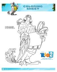 The image can be easily used for any free creative project. Rio2insiders Free Printable Rio 2 Coloring Sheets Fheinsiders