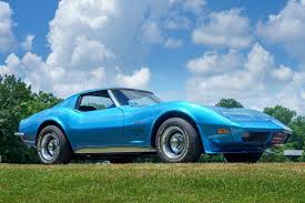 Image result for Blue Green 1973 Corvette