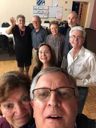 Phyllis with the writers and producers of her smash dance hit YOU KNOW HOW  TO LOVE ME!