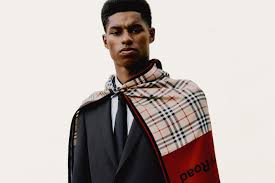 See the gallery above to preview burberry's marcus rashford mural by jazz grant, which will be on display at 31 thomas street in manchester through january 4, 2021. Manchester United S Marcus Rashford Joins Forces With Burberry On A Global Charity Initiative Vogue