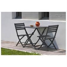 Salon De Jardin Pliant 2 Places Marius Gueridon Table De Jardin Et Agrement De Jardin