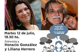 La cantante liliana herrero, pareja del ensayista y exdirector de la biblioteca nacional, compartió un mensaje sobre el a raíz de una publicación de la cantante, compositora y licenciada en filosofía liliana herrero, pareja del escritor y sociólogo horacio gonzález, en su página de facebook, se. Agenda Popular Entrevista A Liliana Herrero Y Horacio Gonzalez Lagarcia