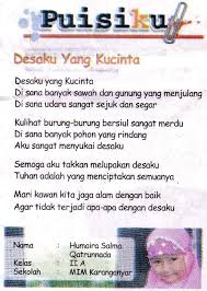 Minta Contoh Puisi Tentang Kejujuran Puisi 3 Bait 4 Baris Makasih Brainly Co Id