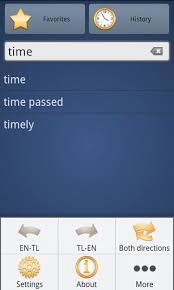 This is english to tagalog and tagalog to english dictionary. English Tagalog Dictionary Free Apk Download For Android