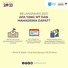 And dapat sekali kad diskaun siswa ! Harmoni Malaysia On Twitter Belanjawan2021 Untuk Mahasiswa Dan Ipt Telah Diumumkan Penaiktarafan Universiti Akses Kepada Myren Dan Skim Pinjaman Laptop Tiada Pengumuman Semula Skim Mybrain Tiada Bantuan Khas Mahasiswa Tiada Kad