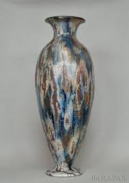 Roger Guerin Large Art Deco Vase Belgium 1920s Stoneware Gres De Bouffioulx Art Deco Deco Vaas