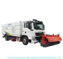 HOWO A7 Outdoor Road Sweeper Truck 8cbm Garbage 2 Cbm Water ...