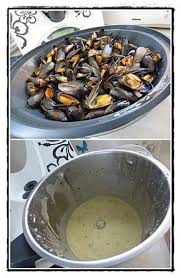 Moules Sauce Poulette Version Avec Thermomix Recettes De Cuisine Moules Sauce Poulette Idee Recette Thermomix