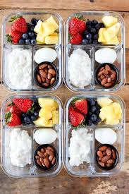 This Diy Breakfast Protein Snack Box Is So Easy To Put Together And Perfect For Grab And Go Or Taking To Work These A Breakfast Meal Prep Food Lunch Meal Prep