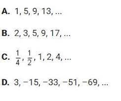 A geometric sequence is the same thing as a geometric progression. Which Of These Is A Geometric Sequence Brainly Com