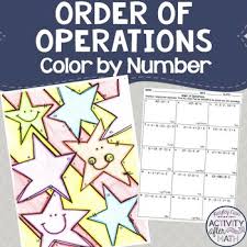 This will take you to the individual page of the worksheet. Order Of Operations Color By Number Worksheets Teaching Resources Tpt