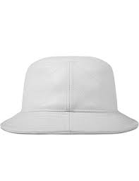 Stampd White Leather Quilted Bucket Hat Hbx White Leather Stampd Leather
