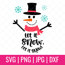 Free Free 299 Let It Snow Svg Snowman SVG PNG EPS DXF File