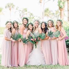 Birdy Grey Taupe Bridesmaid Dresses Real Birdy Grey Weddings Birdy Grey Mix And Match Rose Quartz And Taupe Chiffon Dusty Rose Bridesmaid Dresses Rose Bridesmaid Dresses Mesh Bridesmaids Dress