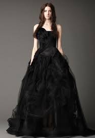 Black Wedding Dresses Meaning Of The Colored Wedding Dresses Weddingelation Wedding Dresses Vera Wang Black Wedding Dresses Gothic Wedding Dress