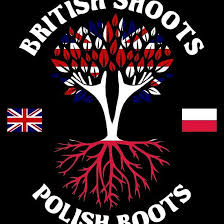 British Shoots Polish Roots A Stylish Design Merging The Polish And British Flags Together As A Tree Pol British Heritage Hardcover Notebook Poster Wall Art