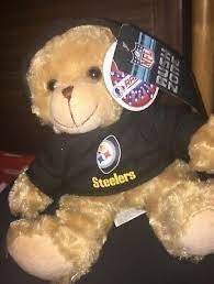 Nfl Nickelodeon Visa Rush Zone Pittsburgh Steelers Bear Plush 7 Stuffed Animal Ebay Bear Plush Steelers Nickelodeon
