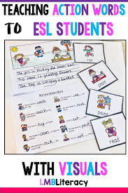 Esl Newcomer Activities Action Words With Flash Cards And Writing Newcomer Activities Vocabulary Flash Cards Action Words