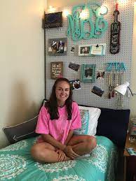 Our Solution To How You Decorate A Dorm Room When They Don T Allow Anything On The Wall Freestanding Peg Board Behind Kids Room Inspiration Dorm Dorm Room