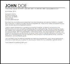 The information of cover letter is the extra information supporting your resume and so prepare letter which can fully work in your favor to acquire quality control inspector. Cover Letter Template Quality Assurance Resume Examples Cover Letter For Resume Job Cover Letter Cover Letter Template Free