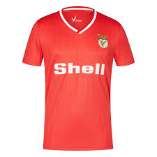 Camisola Retro Shell 1984 85 1986 87 Sl Benfica