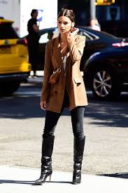 14 Ways Celebrities Are Styling The Coolest Fall Boot Trends Trending Boots Chic Fall Outfits Fall Boot Trend