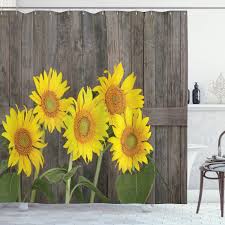 Perfect for the entrance door, bathroom, coffee table, dining table, study, kitchen, bed etc. Sunflower Decor Shower Curtain Set Helianthus Sunflowers Against Weathered Aged Fence Summer Garden Photo Print Bathroom Accessories 69w X 70l Inches By Ambesonne Walmart Com Walmart Com
