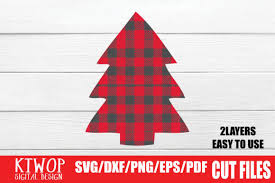 Download Christmas Tree Buffalo Plaid Svg Graphic By Ktwop Creative Fabrica PSD Mockup Templates