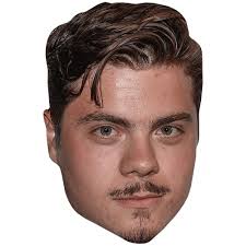 Atticus Mitchell (Moustache) Big Head. Larger than life mask.
