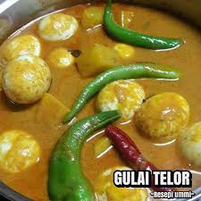 2 butr telur, bikin dadar, iris tipis. Resepi Gulai Telur Ayam Utara Resepi Merory Sedap Betul