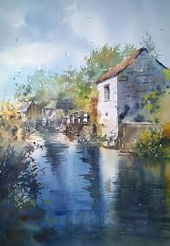 Loches En Touraine 1 Landscaping Landscaping Artwork In 2020 Watercolor House Painting Landscape Paintings
