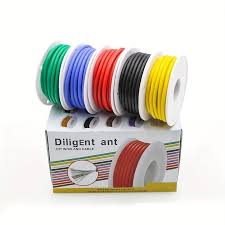 Καλώδια Πολύκλωνα 20AWG / 0.52mm2 - 5 Χρώματα