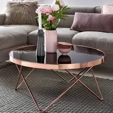 Couchtisch shabby chic online kaufen? Finebuy Couchtisch Glas O 82 Cm Metall Wohnzimmertisch Modern Glastisch Rund Sofatisch Wohnzimmer Schwarz