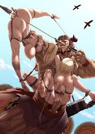 Rule 34 - 1boy 3girls Abdominal Bulge Ass Big Ass Big Breasts Big Butt  Blonde Hair Bondage Bound Bound Together Bow And Arrow Breasts Clit  Piercing Degradation Elf Elf Female Fanny Packing