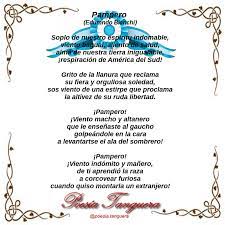 Otros poemas que pueden interesarte son: Poesia Tanguera Feliz Dia De La Patria Facebook