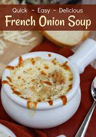 This Easy French Onion Soup Recipe Is The Perfect Saltiness And Spice Gooey Cheese Easy French Onion Soup Recipe Delicious Soup Recipes French Onion Soup Easy