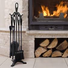 See more ideas about fire, wood burner, wood burning stove. 5 Pieces Fireplace Tools Sets Black Wrought Iron Fire Place Tool Set And Indoor Fireplace Tools