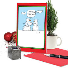 1 Funny Christmas Card with Envelope - Snowman Boob Job 1773 - Walmart.com